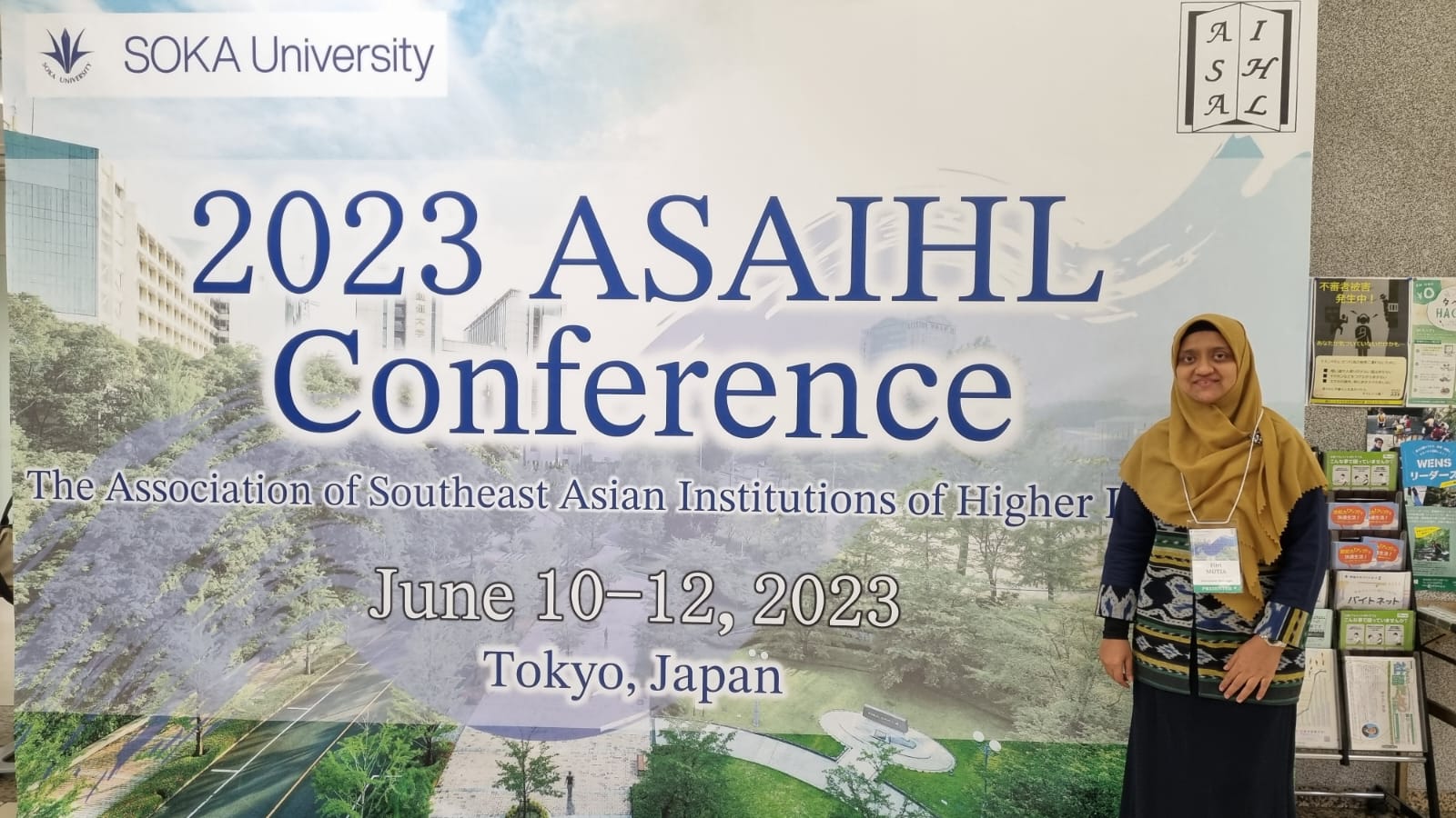 Visiting 2023 ASAIHL Conference at Soka University, Tokyo, Japan: Assisting Students With Disabilities: Volunteer Experience In Universitas Airlangga