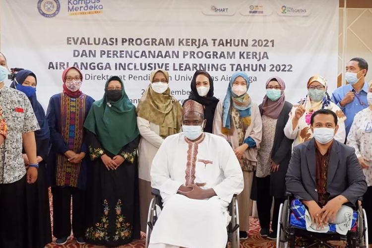 EVALUASI PROGRAM KERJA TAHUN 2021 DAN PERENCANAAN PROGRAM KERJA TIM AIRLANGGA INCLUSIVE LEARNING TAHUN 2022 