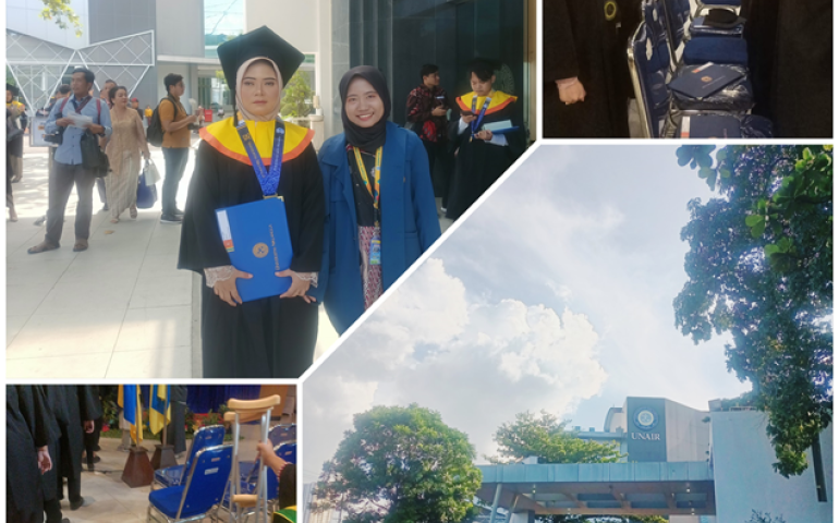 AIL Dampingi Wisudawan Disabilitas: Wujud Kampus Inklusif UNAIR