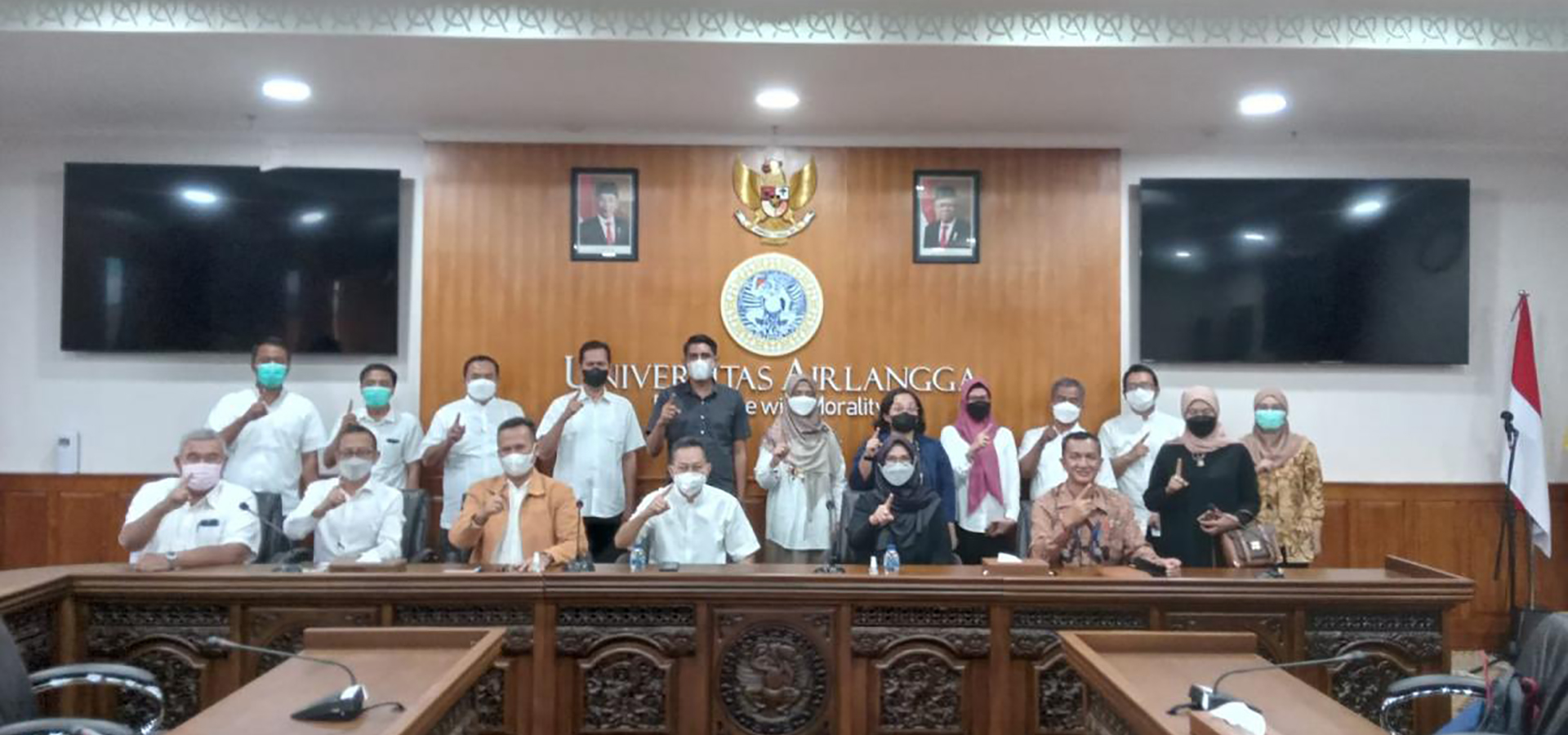 Audiensi antara pihak Universitas Airlangga dengan Komisi Nasional Disabilitas