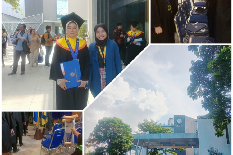 AIL Dampingi Wisudawan Disabilitas: Wujud Kampus Inklusif UNAIR