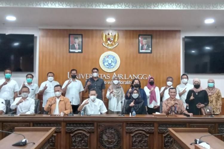 Audiensi antara pihak Universitas Airlangga dengan Komisi Nasional Disabilitas