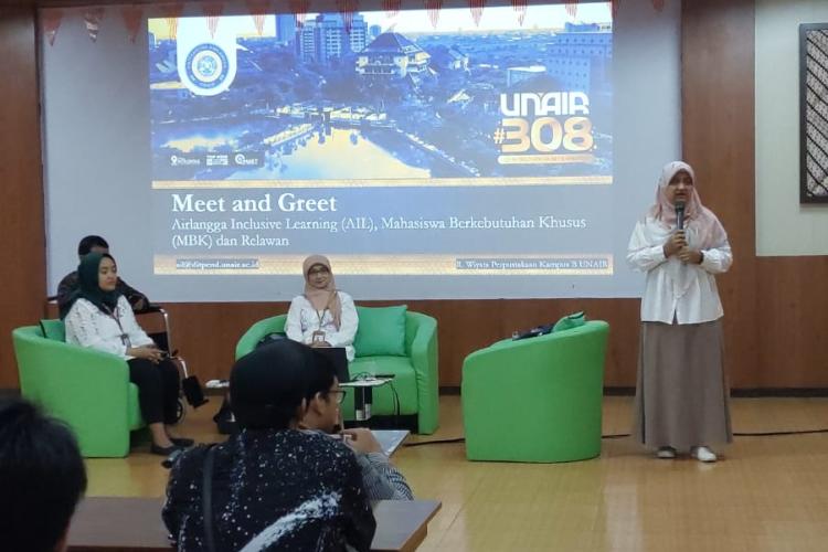Ketua koordinator AIL dalam menyampaikan sambutan Meet and Greet