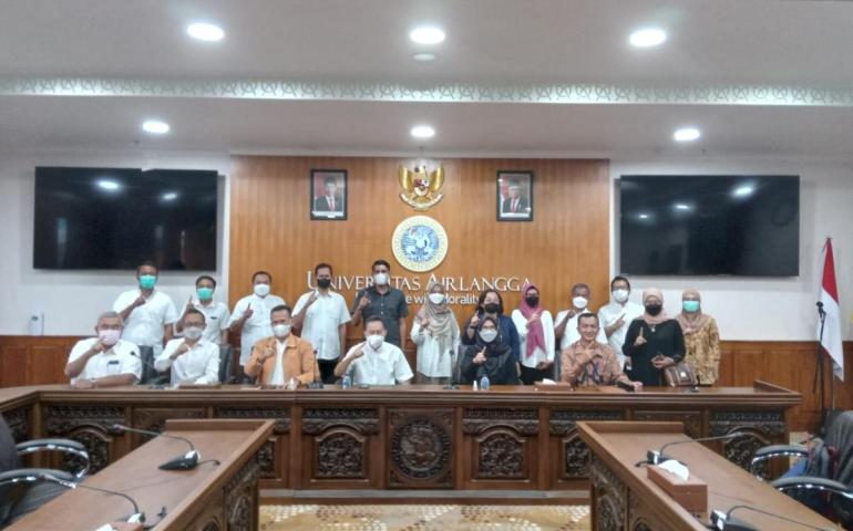 Audiensi antara pihak Universitas Airlangga (Unair) dengan Komisi Nasional Disabilitas (KND)