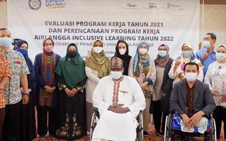 EVALUASI PROGRAM KERJA TAHUN 2021 DAN PERENCANAAN PROGRAM KERJA TIM AIRLANGGA INCLUSIVE LEARNING TAHUN 2022 